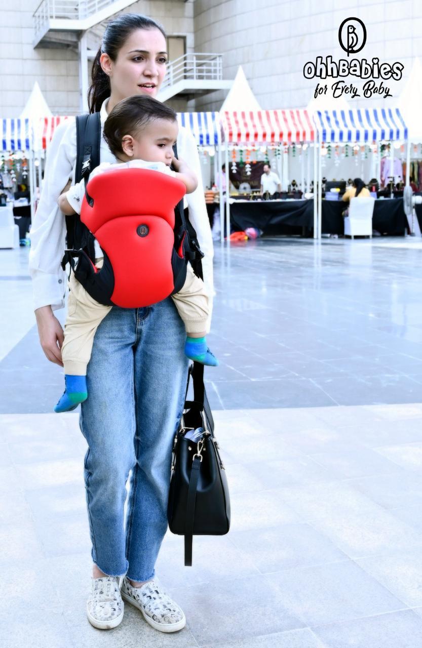 Lightweight & Adjustable Baby Sling Carrier (Red)