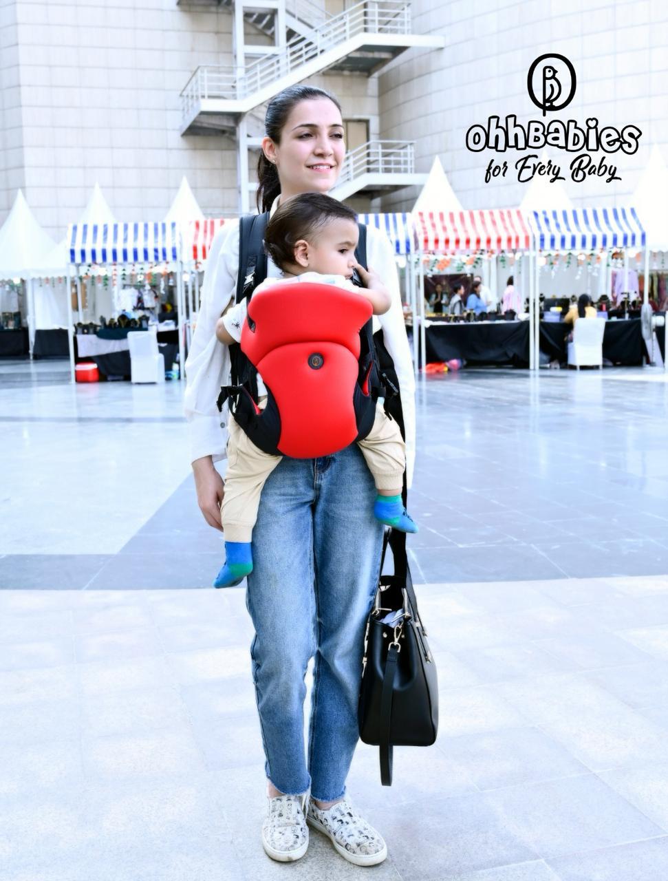 Lightweight & Adjustable Baby Sling Carrier (Red)