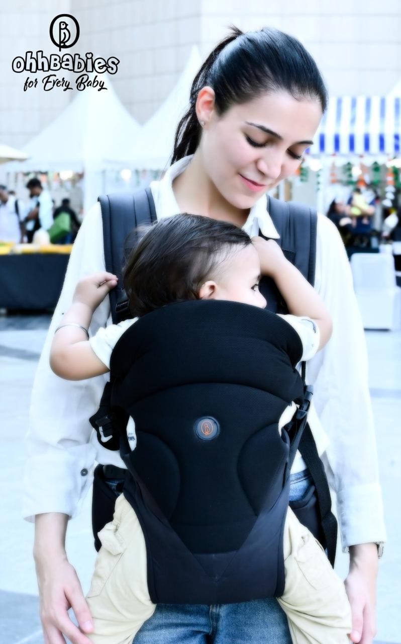 Lightweight & Adjustable Baby Sling Carrier (Black)