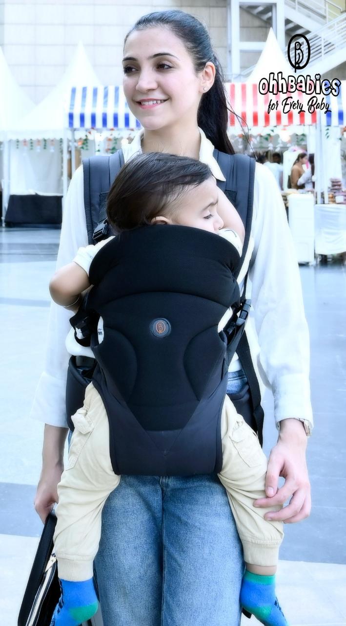 Lightweight & Adjustable Baby Sling Carrier (Black)