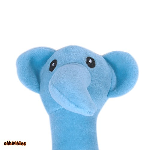 Monkey With Elephant Baby Rattle Toy