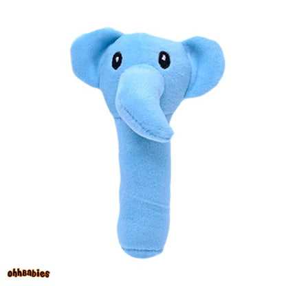 Monkey With Elephant Baby Rattle Toy